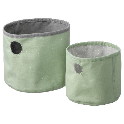LEN Box set of 2 - green/light gray