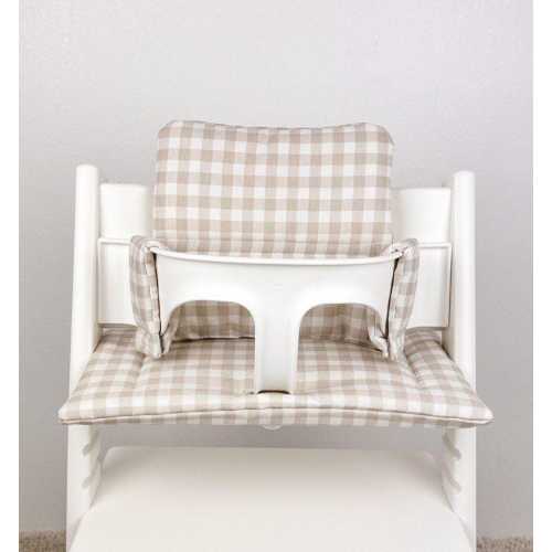 Personalized Cushion Compatible with Stokke Tripp Trapp, Wipeable Baby Seat Pad