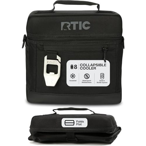 RTIC Everyday Cooler, Soft Sided Portable Insulated Cooling for Lunch, Beach, Drink, Beverage, Travel, Camping, Picnic, for Men and Women
