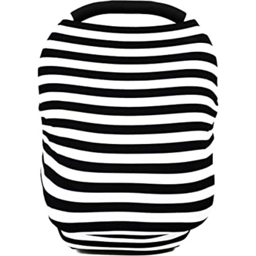 Car Seat Covers High Stretchy- Carseat Canopy for Babies, Multi- use Breastfeeding Covers, Baby Shower Gifts for Boys and Girls