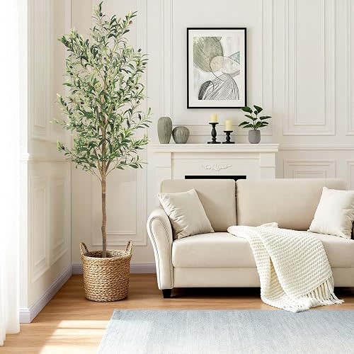 MCTYBB Artificial Fake Olive Tree 6FT 1Pack Faux Olive Tree for Home Decor