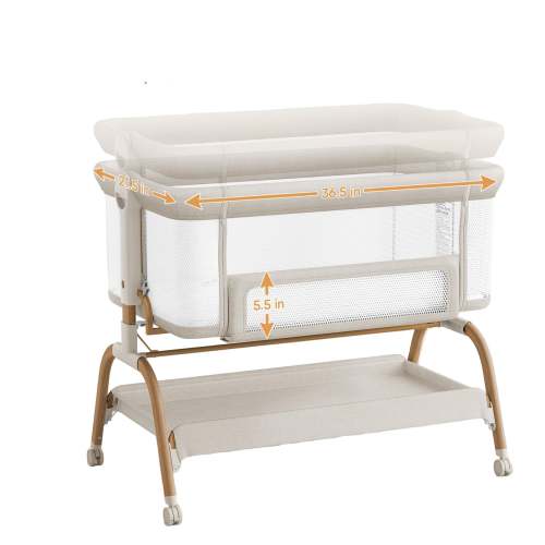 3-in-1 Bedside Bassinet with Adjustable Height | Newborn Sleeper – TOV BABY