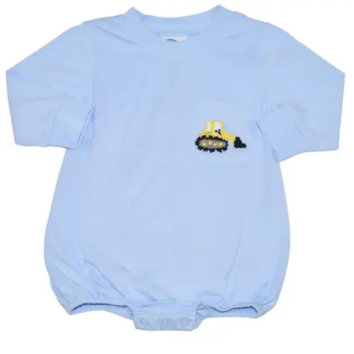 French Knot Bulldozer Long Sleeve Bubble