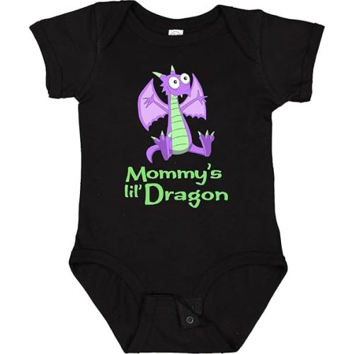 inktastic Mommy's Lil' Dragon Baby Bodysuit