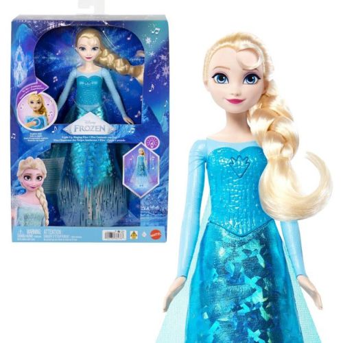 Disney Frozen Singing Elsa Fashion Doll with Lights and Music Sings “Let It Go” from Movie