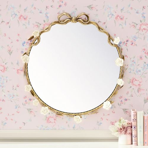 LoveShackFancy Bouquet Round Mirror