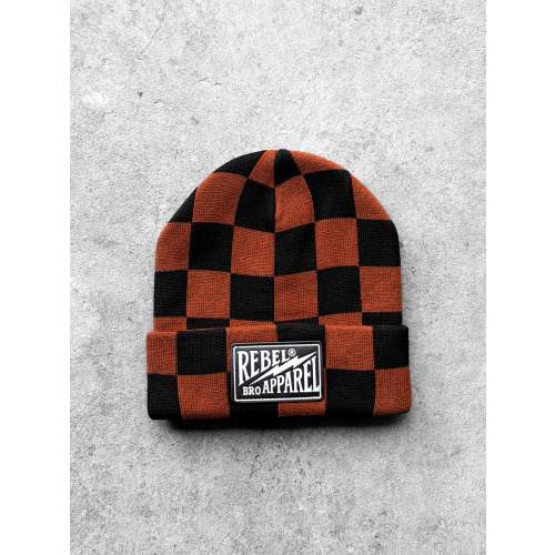 Beanie in Smoke + Spice