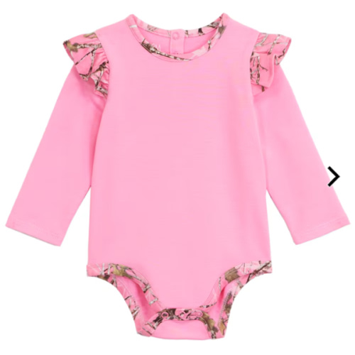 Bass Pro Shops Ruffle Long-Sleeve Bodysuit for Babies | Bass Pro Shops