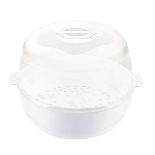 Microwave Steam Sterilizer for Baby Bottles - Reusable High-Temperature Cleaner, Kills Germs Without Chemicals, Compact and Portable