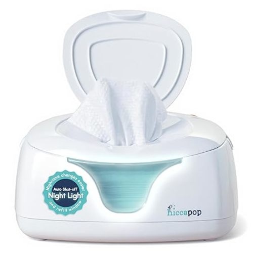 Hiccapop Baby Wipe Warmer, White