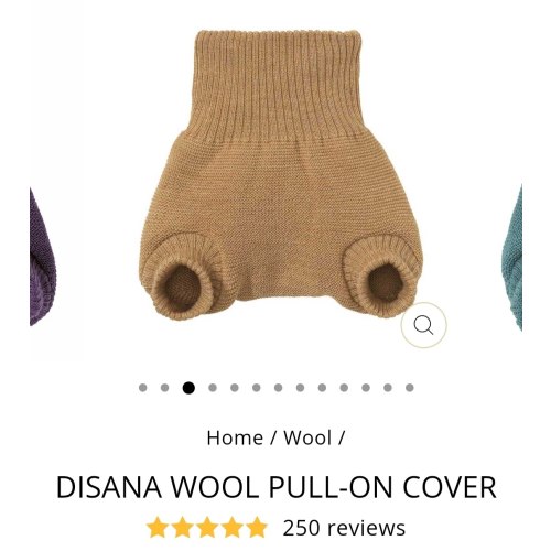 3-6 month Disana Wool Pull-On Cover