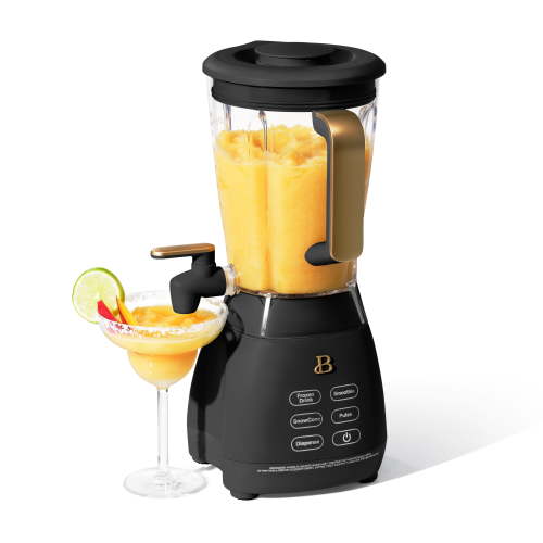 Beautiful Slush Crush 60 oz 4-Speed Frozen Drink Maker, Black Sesame by Drew Barrymore