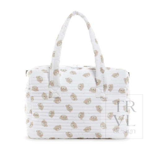 Quilted Stroller Bag - Teddy Bear