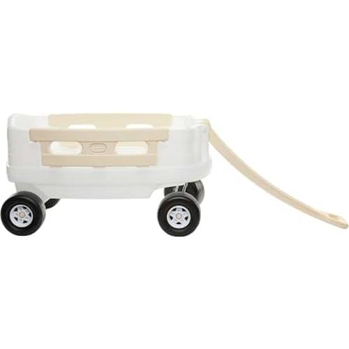 Amazon.com: Little Tikes Cloud Collection Jr. Explorer Wagon – White, Neighborhood Wagon, Kids Ride-On Toy, Stroller Substitute, Made of Durable Plastic, Boys and Girls Ages 18+ Months