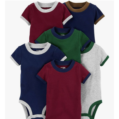 Simple Joys by Carter's Baby Boys 6-Pack Short-Sleeve Bodysuit