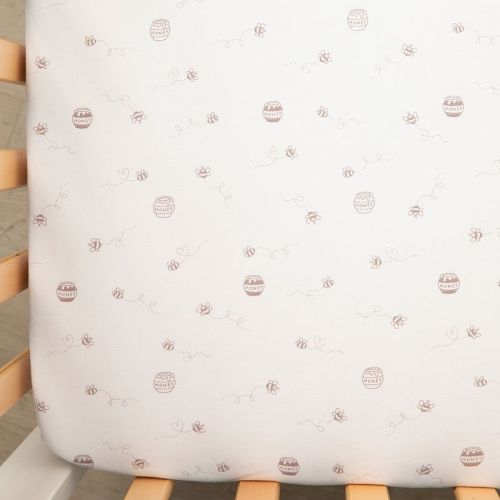 Living Textiles Baby Cotton Jersey Crib Little Geese Sheet