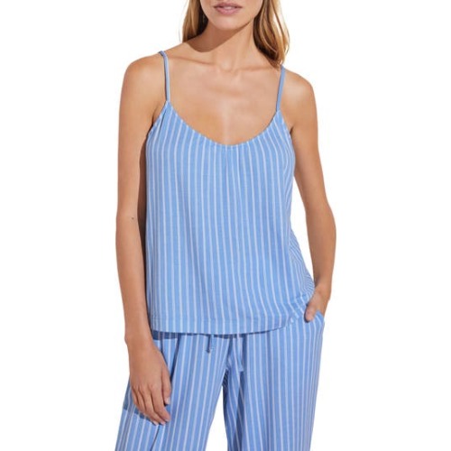 Gisele Stripe Stretch Modal Jersey Camisole Pajamas, Medium