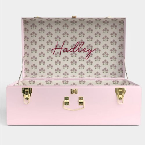 Grand Trunk - Pink - Field Floral in Mulberry / Embroidery