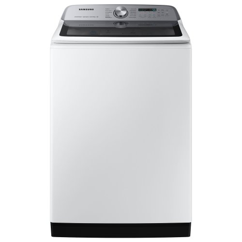 Samsung Bespoke Super Speed Wash High Efficiency Agitator Extra Large ( 5.1-cu ft ) Top-Load Washer ( White )