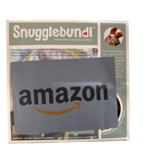 Snugglebundl Organic Cotton Baby Blanket Travel System Lift Support Newborn Haze