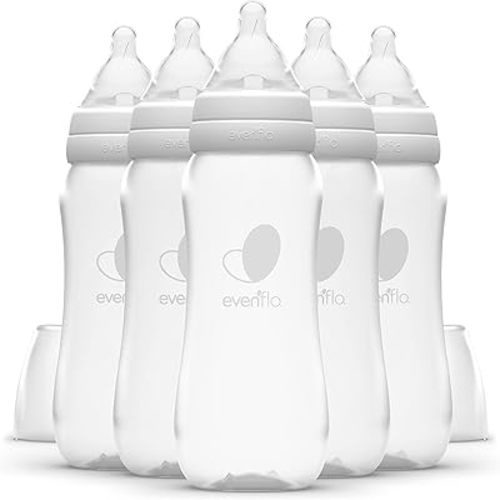 Evenflo Feeding Premium Proflo Venting Balance Plus Standard Neck Baby, Newborn and Infant Bottles - Developed by Pediatric Feeding Specialists - 9 Ounce (Pack of 6)