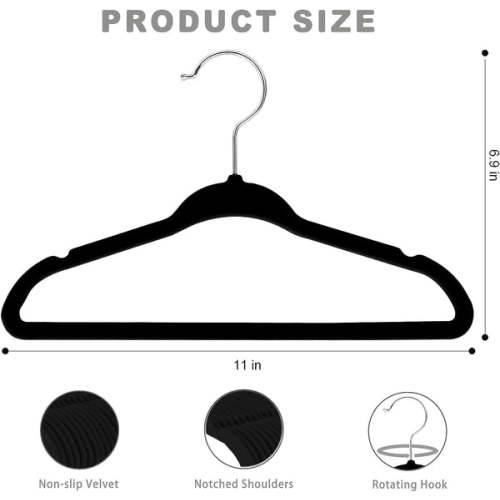 Children's Clothes Hangers Kids Non-Slip Hangers Baby Hangers Infant/Toddler Hangers
