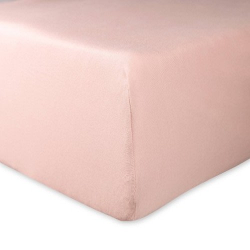 Honest Baby Organic Cotton Fitted Crib Sheet - Peach Skin