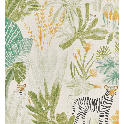 Safari Green/Multi - Washable Rug– Tumble