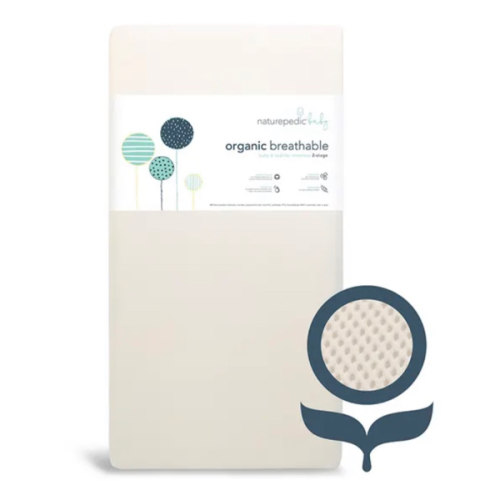 Breathable Organic 2-Stage Baby Crib Mattress