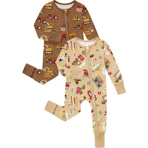 Yoofoss Viscose Bamboo Sleepers for Baby Boy & Girl, 2-Way Zipper Pajamas