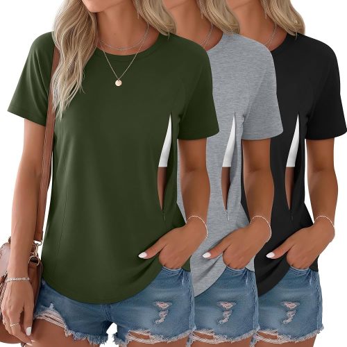 3 Pack Womens Nursing Tops