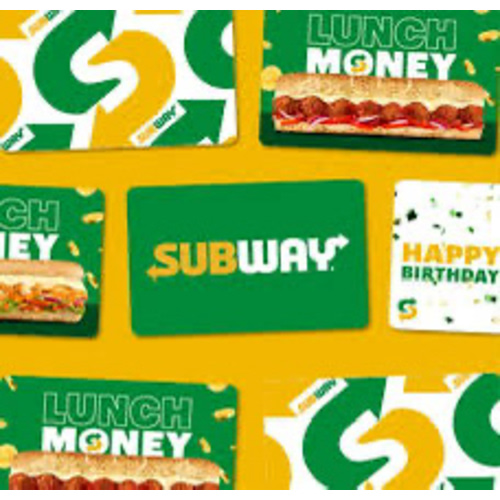 Subway Gift Cards