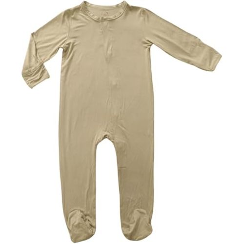 Avee & Co Footie Pajamas - Quick Magnetic Fastener Sleeper for Baby Boy and Girl (0-24 months)