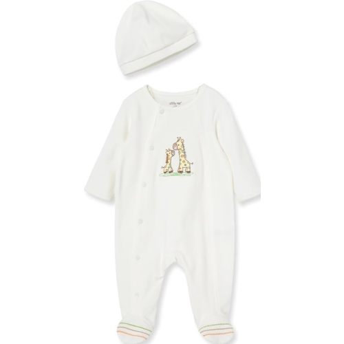 Little Me Footie Pajamas Cotton Baby Sleepwear Boys and Girls Footed Sleeper