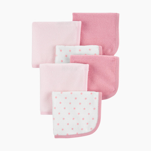 Carter's Wash Cloths (6 Pack) - Pink