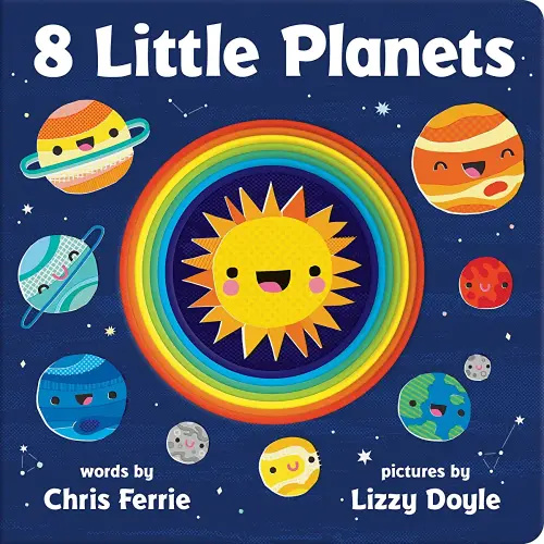 8 Little Planets: A Solar System Book for Kids with Unique Planet Cutouts