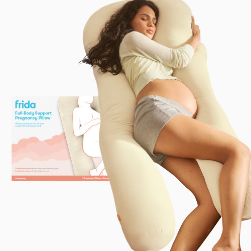 Frida Mom Full Body Support Pregnancy Pillow - Ivory