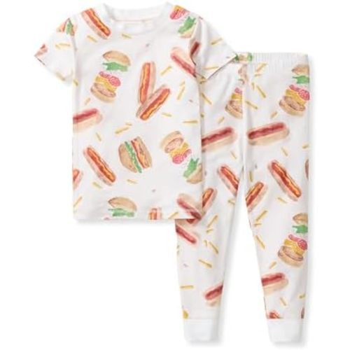 Burt's Bees Baby Baby Honeysoft™ Lyocell Pajamas - Tee and Pant 2-piece Pj Set, Snug Fit Pjs, Sizes 12m-12y