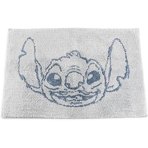 Jay Franco Disney Lilo and Stitch Bath Rug 20 x 30 Inches Soft, Non-Slip, Machine Washable Blue Bathroom Mat