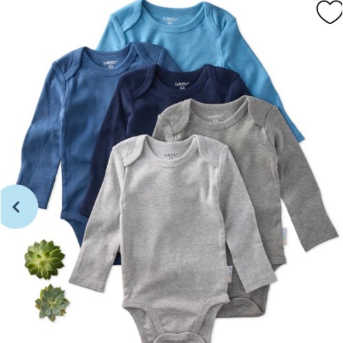 BLAKE 5-Pack Long Sleeve Bodysuits