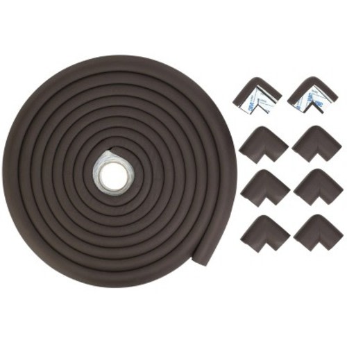 JOOL BABY PRODUCTS Corner & Edge Guards - 18ft Edge Guard + 8 Corner Guards - 9ct