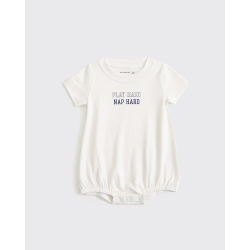 baby graphic bubble romper