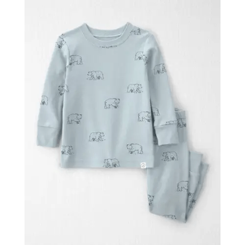 Baby 2-Piece Organic Cotton Pajamas in Winter Bears - Little Planet | Carter's