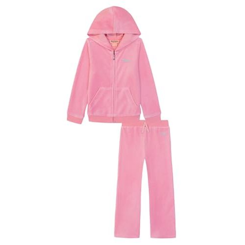 Juicy Couture baby-girls 2 Pc Velour Pant Set
