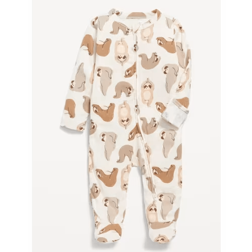 Unisex 2-Way-Zip Printed Sleep & Play Footed One-Piece for Baby | Old Navy