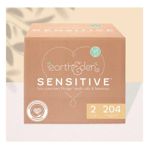 Earth & Eden Baby Diapers, Size 2, 204 Count – Earth & Eden Brand