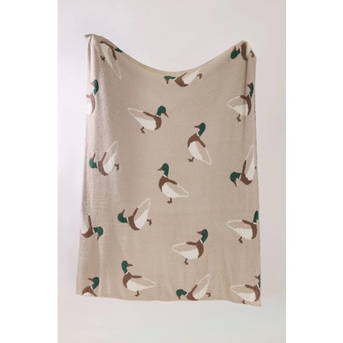 Lux Mallard Throw Blanket | Ultra Soft Duck Camo Plush Blank