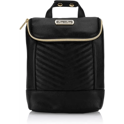 Itzy Ritzy Insulated Bottle Bag – Keeps Bottles Warm or Cool - Holds 3 Bottles and Features Interior Pocket For Ice Pack (Not Included), Jetsetter