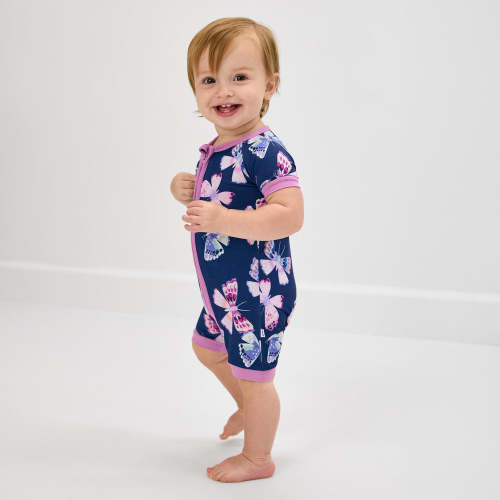 Royal Butterflies Shorty Zippy | Little Sleepies