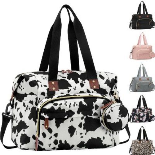 Narwey Diaper Bag Tote with Pacifier Case, Baby Bag for Women with Shoulder Straps